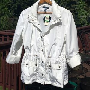 White anorak jacket - resort sport
